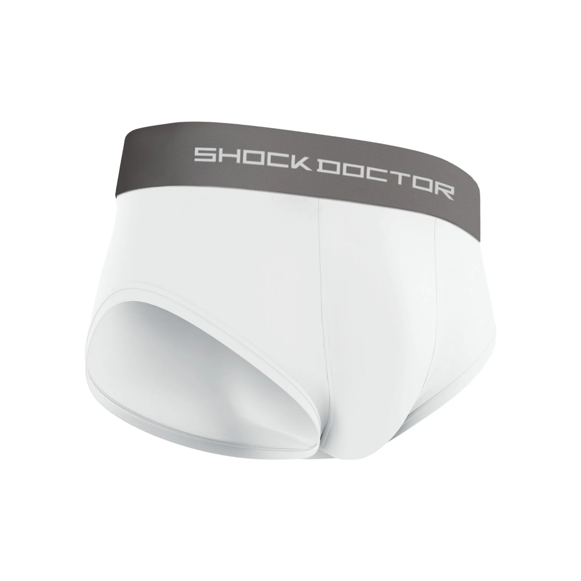 Shock-Doctor-Sport-Brief-with-Cup-Pocket-White-Youth-Medium